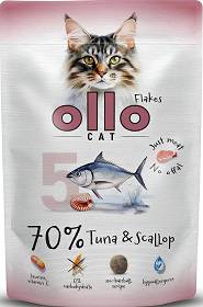 Ollo nr 5 Tuna&Sallop Karma z tuńczykiem i przegrzebkami dla kota 85g