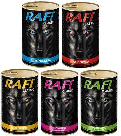 Rafi Classic Dog Pakiet degustacyjny Karma dla psa 5x1240g