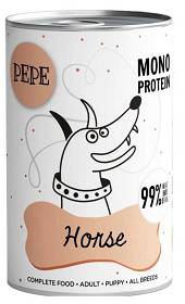 Paka Zwierzaka Mono Protein Horse PEPE Karma z koniną 400g