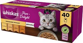 Whiskas Drobiowe Frykasy Karma w galaretce dla kota 40x85g