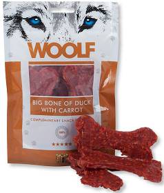 Woolf Przysmak Big Bone of Duck with Carrot dla psa op. 100g