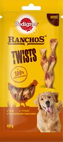 Pedigree Przysmak Ranchos TWISTS z kurczakiem dla psa op. 40g [Data ważności: 18.05.2024]