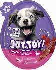 JOY&TOY DOG Jajko Niespodzianka Przysmak z kaczką + zabawka 2w1 dla psa op. 20g