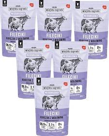 Wiejska Zagroda Cat Sterilized Karma Hipoalergiczna Fileciki z kurczakiem i wołowiną dla kota 12x85g PAKIET SASZETKA
