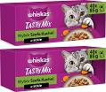 Whiskas Tasty Mix Wybór Szefa Kuchni Karma w sosie dla kota 2x(40x85g) PAKIET