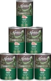 Nekko Monoprotein Adult Karma z królikiem dla psa 12x400g PAKIET