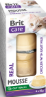 Brit Care Cat Real Mousse Chicken with Goat Milk Karma z kurczakiem i kozim mlekiem 6x25g
