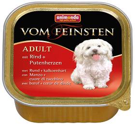 Animonda vom Feinsten DOG Classic Rind&Puteherzen Karma z wołowiną i sercami dla psa 150g