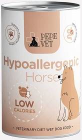 Paka Zwierzaka PEPE Vet Hypoallergenic Horse Mokra Karma z koniną dla psa 400g