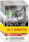 Pro Plan Cat Sterilised Karma z wołowiną dla kota 4x85g PAKIET (3+1 GRATIS)