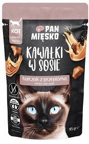 Pan Mięsko Cat Karma z kurczakiem i przepiórką 85g