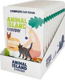Animal Island Everyday Chicken in Broth Karma z kurczakiem w rosole dla kota 12x85g