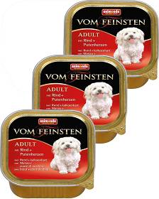 Animonda vom Feinsten DOG Classic Rind&Puteherzen Karma z wołowiną i sercami dla psa 11x150g PAKIET