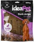 IdeaPet Craft Duck Strips Przysmak Paski z kaczki dla psa 500g