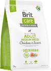 Brit Care Sustainable Adult Medium Breed Chicken&Insect Karma z kurczakiem i insektami dla psa 3kg