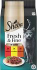Sheba Fresh&Fine Karma z wołowiną, kurczakiem i jagnięciną w sosie dla kota 6x50g