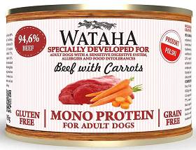 Wataha Mono Adult Beef&Carrots Karma z wołowiną i marchewką dla psa 185g