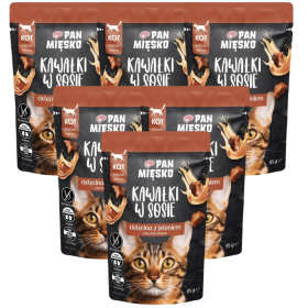 Pan Mięsko Cat Karma z cielęciną i jeleniem 12x85g PAKIET
