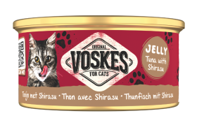 Voskes Original Jelly Tuna with Shirasu Salmon Karma z tuńczykiem i shirasukota dla kota 85g