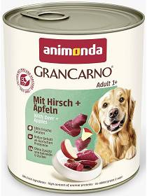 Animonda GranCarno Adult Karma z jeleniem i jabłkiem dla psa 800g