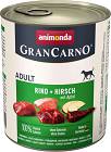Animonda GranCarno Adult Karma z wołowiną, jeleniem i jabłkiem dla psa 800g