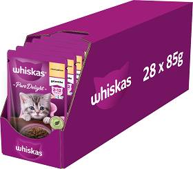 Whiskas JUNIOR Karma z kurczakiem w galaretce dla kociąt 28x85g