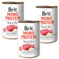Brit Mono Protein Beef&Rice Karma z wołowiną i ryżem dla psa 6x400g PAKIET
