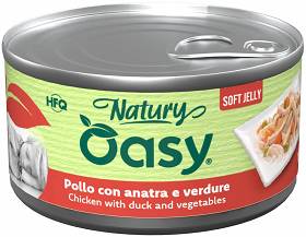 Oasy Natury Soft Jelly Adult Chicken with Duck and Vegetables Karma z kurczakiem i kaczką dla psa 150g