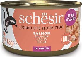 Schesir Adult Salmon in Broth Karma z łososiem dla kota 85g