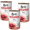 Brit Pate&Meat Beef Karma z wołowiną dla psa 6x400g PAKIET