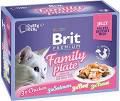 Brit Premium Cat Family Plate Fillets in jelly Karma w galaretce dla kota 12x85g