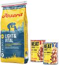 Josera Light&Vital Karma dla psa 15kg + 2x400g Meatlovers GRATIS