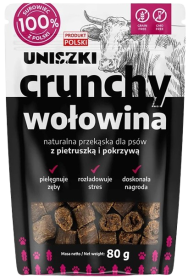 Uniszki Przysmak z wołowiną dla psa 80g