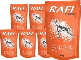 Rafi Classic Dog Karma dla psa 10x500g (saszetka)