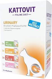 Kattovit Feline Diet Urinary Multipack Karma dla kota 12x85g