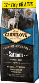 Carnilove Salmon Karma z łososiem dla psa 12kg + 2kg GRATIS