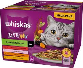 Whiskas Wybór Szefa Kuchni Karma w sosie dla kota 24x85g