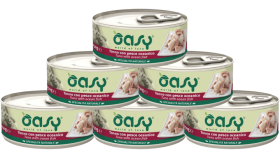 Oasy Natural Adult Tuna with Osean Fish Karma z tuńczykiem dla psa 6x150g PAKIET