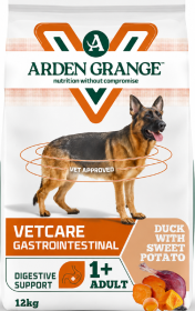 Arden Grange VetCare Gastrointestinal Adult Duck with Sweet Potato Sucha Karma z kaczką i batatami dla psa 12kg