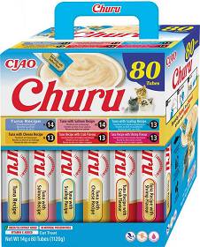 Inaba Ciao Churu Tuna with Seafood Przysmak dla kota 80x14g