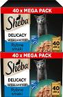 Sheba Delicacy Kolekcja smaków rybnych Karma w galaretce dla kota 2x(40x85g) PAKIET
