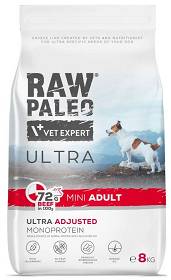 VetExpert Raw Paleo Ultra Mini Adult Beef Karma z wołowiną dla psa 8kg