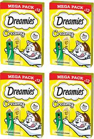 Dreamies Creamy Przysmak z serem i kocimiętką dla kota 4x120g ZESTAW