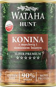Wataha Hunt Adult Karma z koniną i siemieniem lnianym dla psa 400g