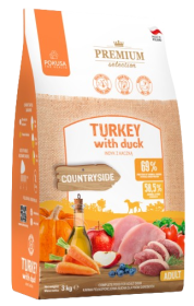 Pokusa Premium Selection Countryside Turkey with Duck Karma dla psa 3kg