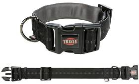 Trixie Obroża regulowana dla psa Softline Elegance rozm. M-L (40-50cm) kolor czarny nr 11625