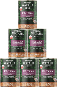 Wataha Hunt Adult Karma z kaczką z marchewką i batatami dla psa 12x400g PAKIET