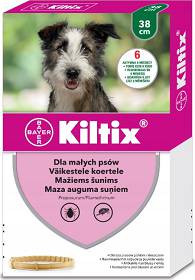 Bayer Kiltix dla Psa małego Obroża na kleszcze długość 38cm