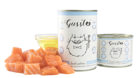 Gussto Fresh Salmon Karma z łososiem dla kota 190g 