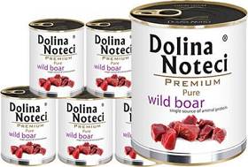 Dolina Noteci Premium Pure Wild Boar Karma z dziczyzną dla psa 6x800g PAKIET